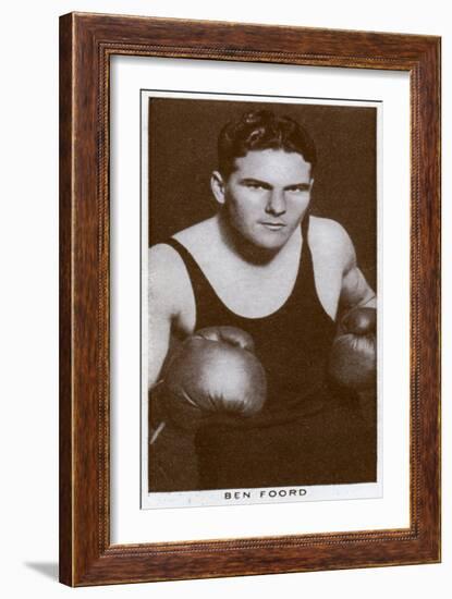 Ben Foord, South African Boxer, 1938-null-Framed Giclee Print