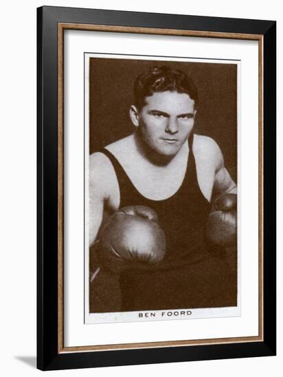 Ben Foord, South African Boxer, 1938-null-Framed Giclee Print