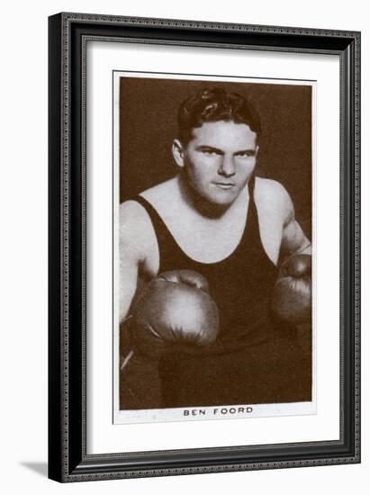 Ben Foord, South African Boxer, 1938-null-Framed Giclee Print