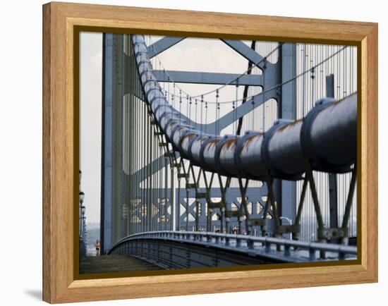 Ben Franklin Bridge, Philadelphia, Pennsylvania, USA-null-Framed Premier Image Canvas