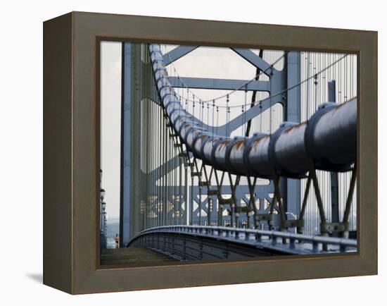 Ben Franklin Bridge, Philadelphia, Pennsylvania, USA-null-Framed Premier Image Canvas