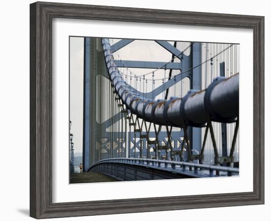 Ben Franklin Bridge, Philadelphia, Pennsylvania, USA-null-Framed Photographic Print