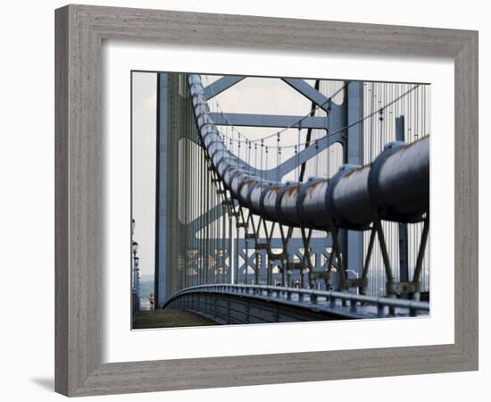 Ben Franklin Bridge, Philadelphia, Pennsylvania, USA-null-Framed Photographic Print