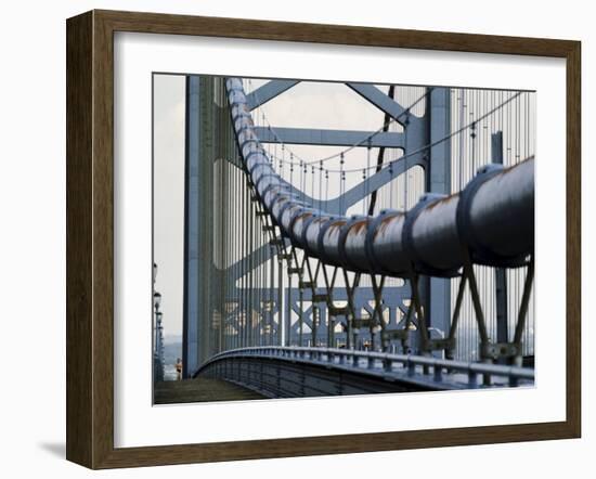 Ben Franklin Bridge, Philadelphia, Pennsylvania, USA-null-Framed Photographic Print