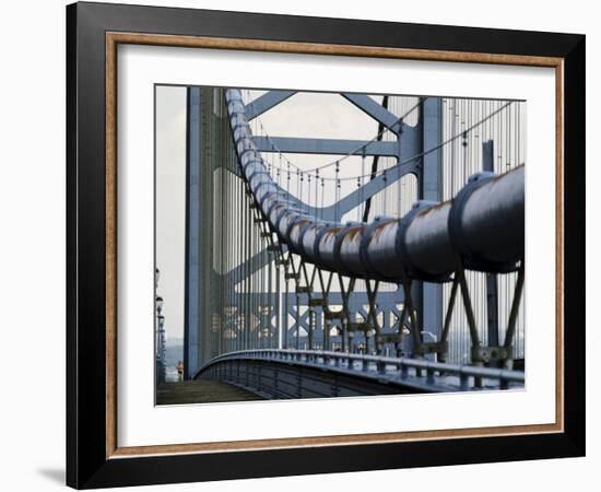 Ben Franklin Bridge, Philadelphia, Pennsylvania, USA-null-Framed Photographic Print