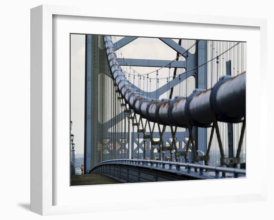 Ben Franklin Bridge, Philadelphia, Pennsylvania, USA-null-Framed Photographic Print