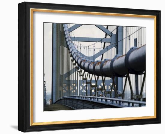 Ben Franklin Bridge, Philadelphia, Pennsylvania, USA-null-Framed Photographic Print