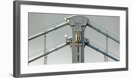 Ben Franklin Bridge Tower-Ken Bremer-Framed Giclee Print