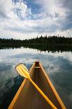 The Front Of A Canoe And Paddle At Upper Priest Lake In North Idaho-Ben Herndon-Photographic Print