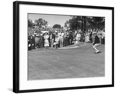 Ben Hogan Applying Body English After Putting On 7th But Ball Went Foot Past Hole And Took Par Premium Photographic Print Art Com