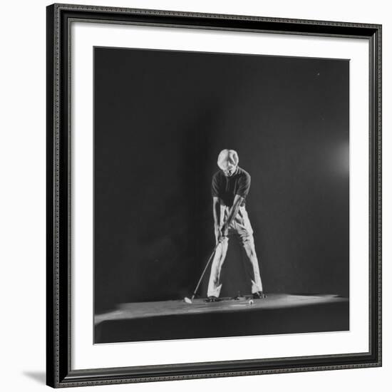 Ben Hogan, Posed in Action Swinging Club-Yale Joel-Framed Premium Photographic Print