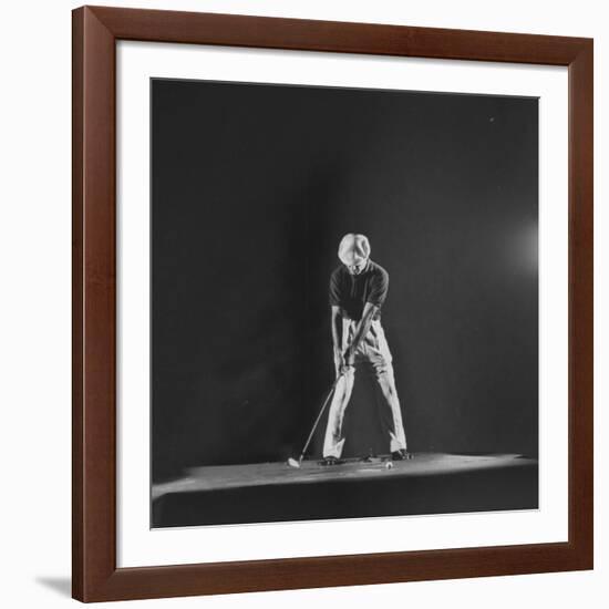 Ben Hogan, Posed in Action Swinging Club-Yale Joel-Framed Premium Photographic Print