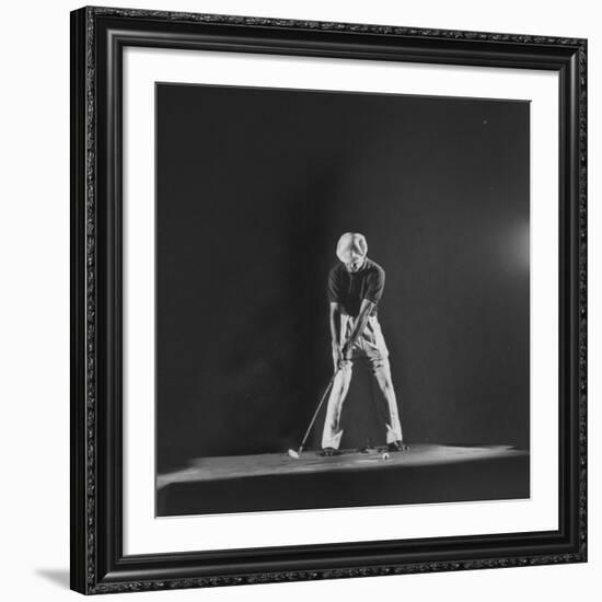 Ben Hogan, Posed in Action Swinging Club-Yale Joel-Framed Premium Photographic Print