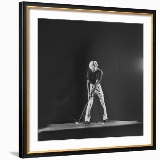 Ben Hogan, Posed in Action Swinging Club-Yale Joel-Framed Premium Photographic Print