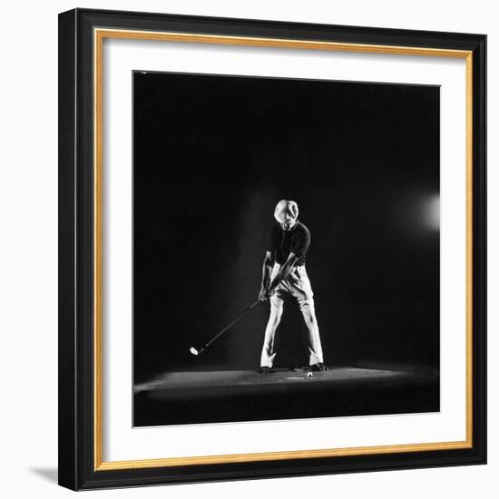 Ben Hogan, Posed in Action Swinging Club-Yale Joel-Framed Premium Photographic Print