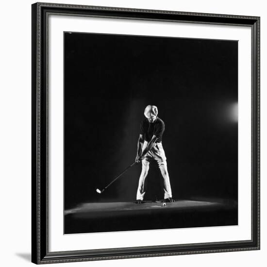 Ben Hogan, Posed in Action Swinging Club-Yale Joel-Framed Premium Photographic Print