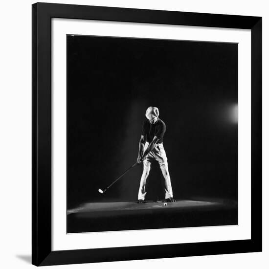 Ben Hogan, Posed in Action Swinging Club-Yale Joel-Framed Premium Photographic Print