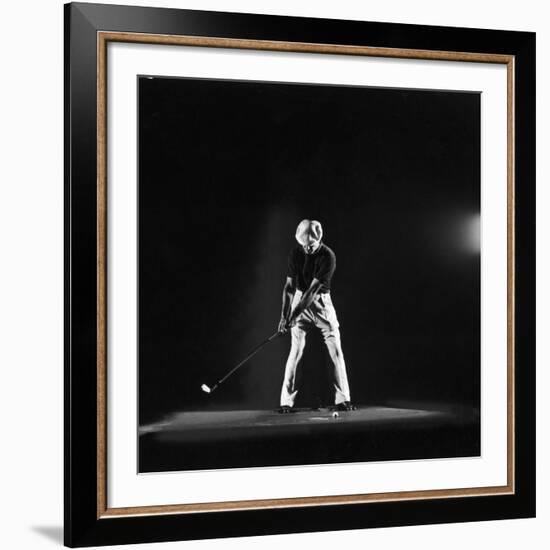 Ben Hogan, Posed in Action Swinging Club-Yale Joel-Framed Premium Photographic Print