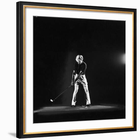 Ben Hogan, Posed in Action Swinging Club-Yale Joel-Framed Premium Photographic Print