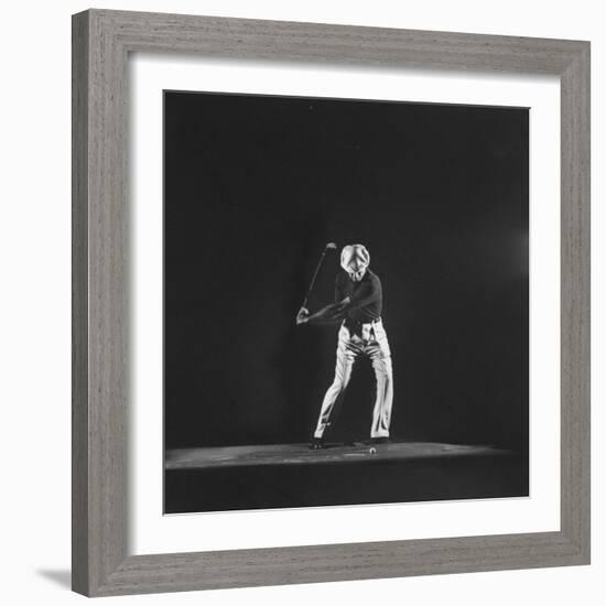 Ben Hogan, Posed in Action Swinging Club-Yale Joel-Framed Premium Photographic Print