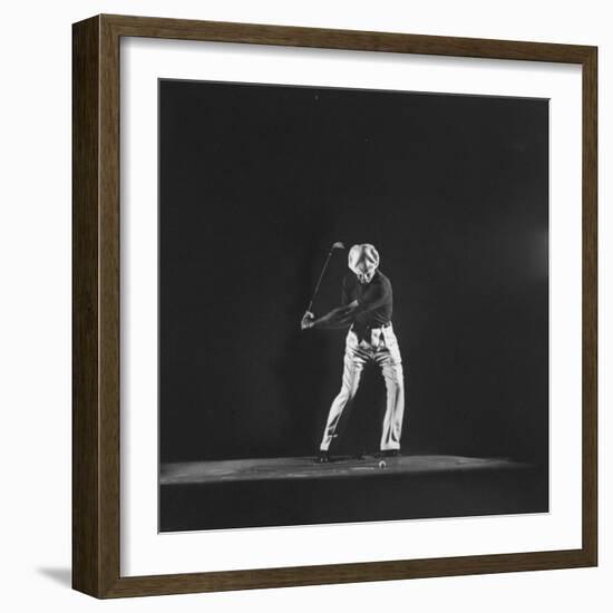 Ben Hogan, Posed in Action Swinging Club-Yale Joel-Framed Premium Photographic Print