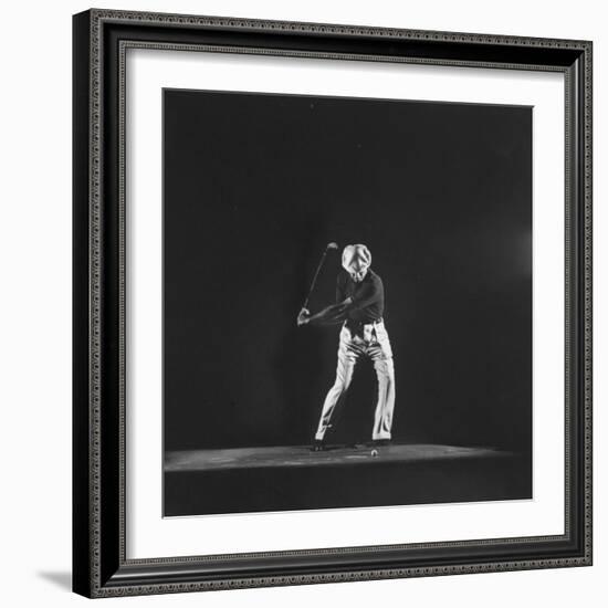 Ben Hogan, Posed in Action Swinging Club-Yale Joel-Framed Premium Photographic Print