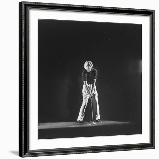 Ben Hogan, Posed in Action Swinging Club-Yale Joel-Framed Premium Photographic Print