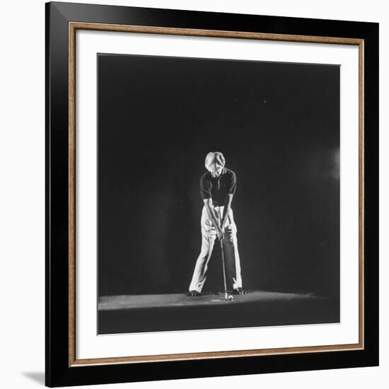 Ben Hogan, Posed in Action Swinging Club-Yale Joel-Framed Premium Photographic Print