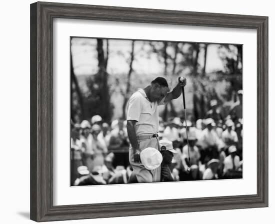 Ben Hogan U.S. National Open Golf Tournament Cherry Hills Country Club-Ralph Crane-Framed Photographic Print