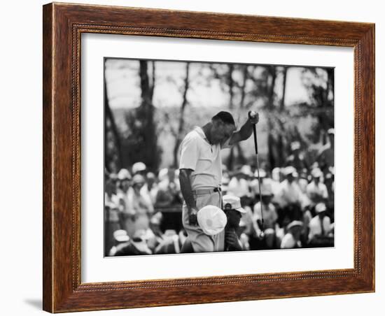 Ben Hogan U.S. National Open Golf Tournament Cherry Hills Country Club-Ralph Crane-Framed Photographic Print