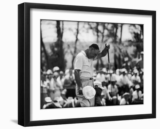 Ben Hogan U.S. National Open Golf Tournament Cherry Hills Country Club-Ralph Crane-Framed Photographic Print