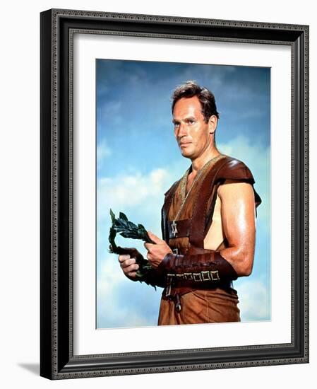 BEN-HUR, 1959 directed by WILLIAM WYLER Charlton Heston (photo)-null-Framed Photo