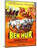 Ben-Hur, Charlton Heston, (French Poster Art), 1959-null-Mounted Art Print