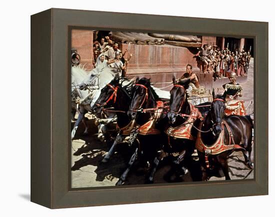 Ben-Hur, Charlton Heston, Stephen Boyd, 1959-null-Framed Stretched Canvas