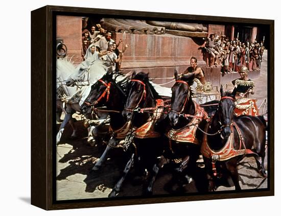 Ben-Hur, Charlton Heston, Stephen Boyd, 1959-null-Framed Stretched Canvas