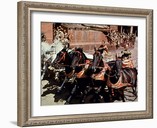 Ben-Hur, Charlton Heston, Stephen Boyd, 1959-null-Framed Photo