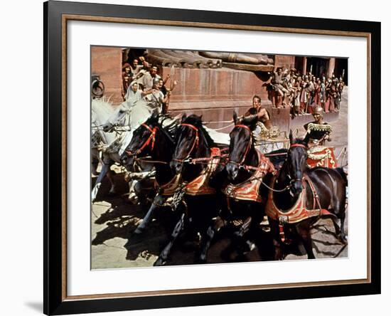 Ben-Hur, Charlton Heston, Stephen Boyd, 1959-null-Framed Photo