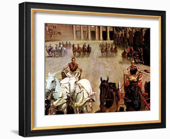 Ben-Hur, Charlton Heston, Stephen Boyd, 1959-null-Framed Premium Photographic Print