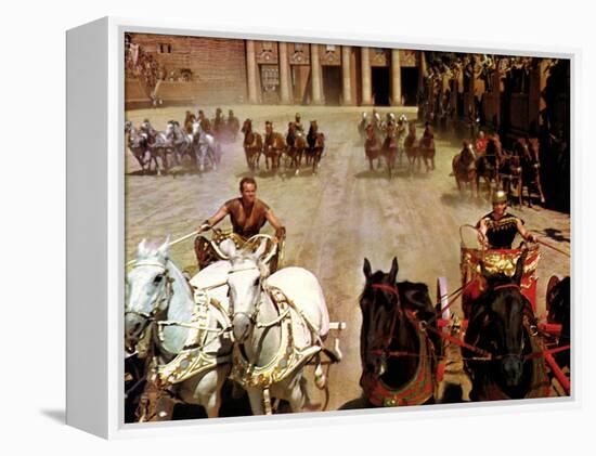 Ben-Hur, Charlton Heston, Stephen Boyd, 1959-null-Framed Stretched Canvas