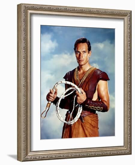 Ben-Hur, Directed by William Wyler, Charlton Heston, 1959-null-Framed Photo