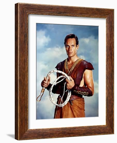 Ben-Hur, Directed by William Wyler, Charlton Heston, 1959-null-Framed Photo