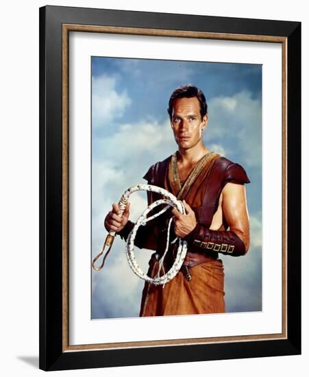 Ben-Hur, Directed by William Wyler, Charlton Heston, 1959-null-Framed Photo