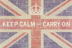 Keep Calm and Carry On (Union Jack)-Ben James-Art Print