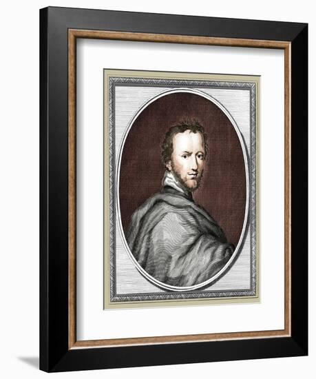 Ben Jonson, English dramatist, poet and actor, (1785)-Goldar-Framed Giclee Print