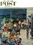 "Clubhouse on Rainy Day," Saturday Evening Post Cover, July 8, 1961-Ben Kimberly Prins-Giclee Print