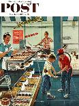 "Doughnuts for Loose Change" Saturday Evening Post Cover, March 29, 1958-Ben Kimberly Prins-Giclee Print