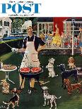 "After Party Clean-up," Saturday Evening Post Cover, January 2, 1960-Ben Kimberly Prins-Giclee Print
