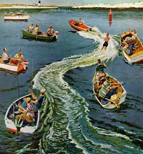 "Making a Wake", July 26, 1958 by Ben Kimberly Prins
