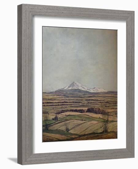 'Ben Ledi', 1911 (1935)-David Young Cameron-Framed Giclee Print