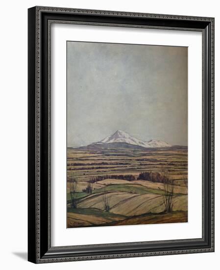 'Ben Ledi', 1911 (1935)-David Young Cameron-Framed Giclee Print